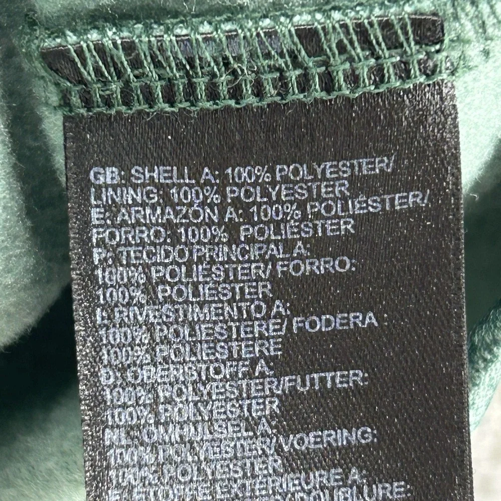 The North Face‎ 1/2 Zip Pullover Sweater Men Size XL Green Fleece Casual Winter